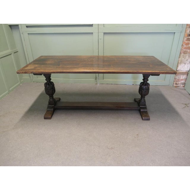 Late 19th Century Oak Refectory Dining Table This is a Superb piece it is a good strong Table in the refectory style, the...