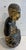 Wood Solid Wood Buddha with Golden Patina, 20th Century For Sale - Image 7 of 10