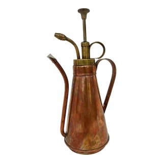 Vintage Copper & Brass Plant Greenhouse Mister - For Decor Only For Sale