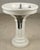 Vintage Art Deco 24 In. Fluted White Ceramic Pedestal Sink For Sale - Image 9 of 11