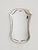 Free-form, screen-printed rearview mirror from the 1960s on a gold frame This piece has an attribution mark, I am sure...