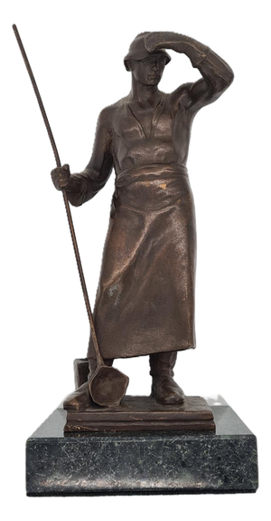 After Gerhard Adolf Janensch, The Iron Founder, 1960s, Bronze