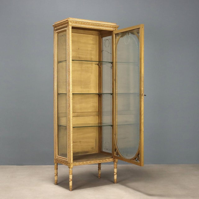 Neoclassical Style Display Cabinet For Sale - Image 3 of 10