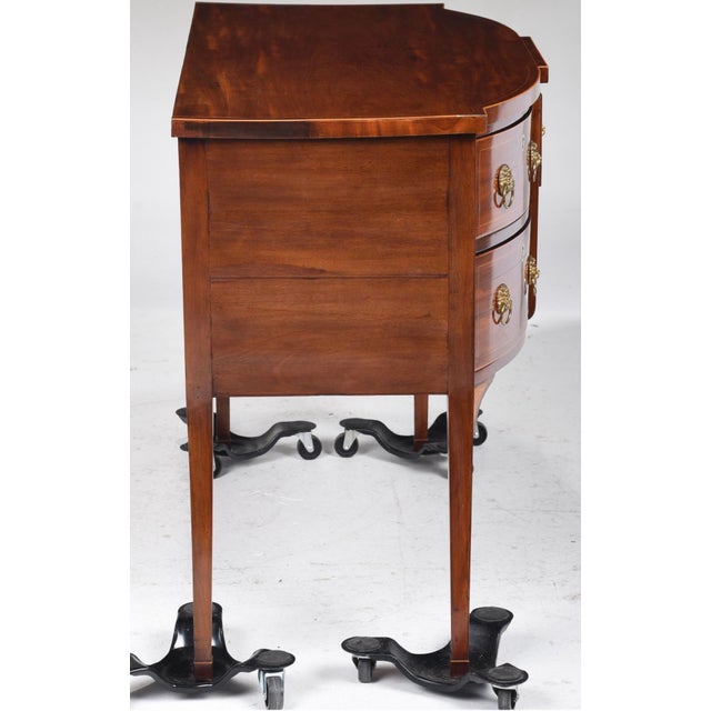 19th Century English Inlaid Sideboard Hepplewhite Mahogany For Sale - Image 4 of 6