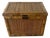 Tortoise Bamboo and Seagrass Trunk For Sale