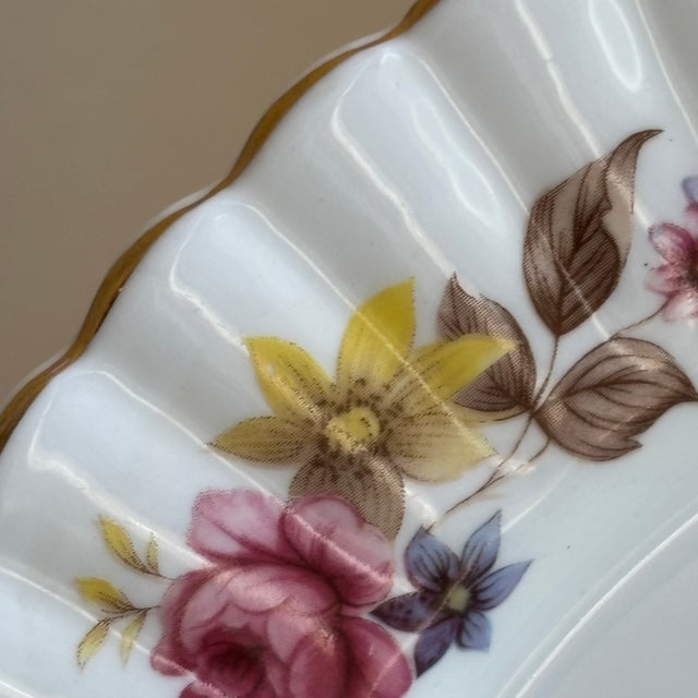 Royal Stafford Vintage English Bone China Decorative Dessert Plate For Sale - Image 4 of 15