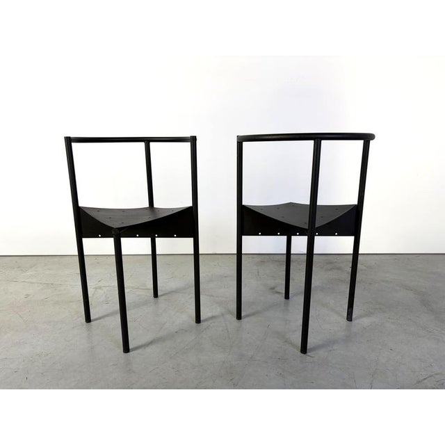 Wendy Wright Chairs by Philippe Starck, 1986, Set of 2 For Sale - Image 10 of 12