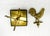 Brass Vintage English Solid Brass Rooster Weathervane on Slate Base by Thomas Blakemore, 1981 - English Country, Farmhouse, Rustic, Americana For Sale - Image 8 of 11