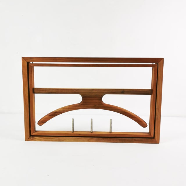 Modernist Extendable Wall Coat Rack, Denmark, 1970s For Sale - Image 9 of 11