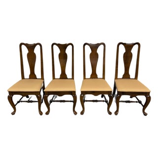 Vintage Ethan Allen Classic Manor Splat Back Dining Chairs 15-6001 - Set of 4 For Sale