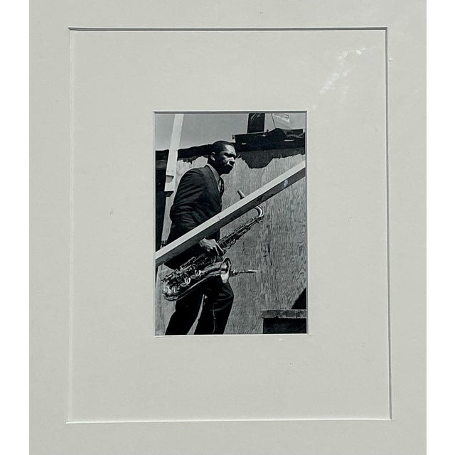 Vintage MCM Original Tour a Photograph of John Coltrane For Sale - Image 10 of 12