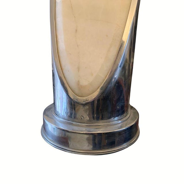 1970s Art Deco Style Table Lamp in Onyx, 1970s For Sale - Image 5 of 10