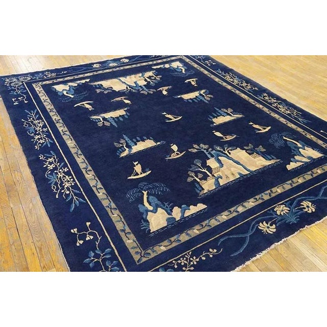 Antique Chinese Peking Rug For Sale - Image 4 of 5