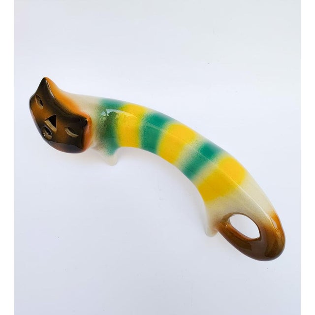 Vintage Ceramic Cat from Roberto Rigon, 1970s For Sale - Image 3 of 10