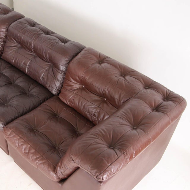 Modular Leather Sofa from Laauser, 1970s For Sale - Image 10 of 18