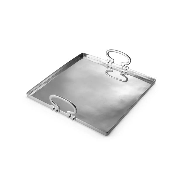 Colony, designed by Aldo Cibic, is a family of aluminum trays with a polished finish. The small square-shaped format...