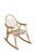 Farmhouse Late 20th Century Vermont Tubbs Oak Bentwood Snowshoe Rawhide Lacing Rocking Chair Rocker For Sale - Image 3 of 11