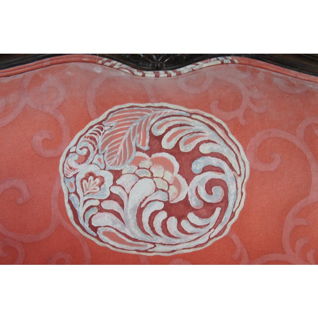 Vintage Meyer Gunther Martini Baroque Louis XV Sofa Loveseat Chinoiserie Fabric For Sale - Image 9 of 13