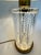 Late 20th Century Late 20th Century Waterford Herringbone Cut Crystal Column Lamp For Sale - Image 5 of 13