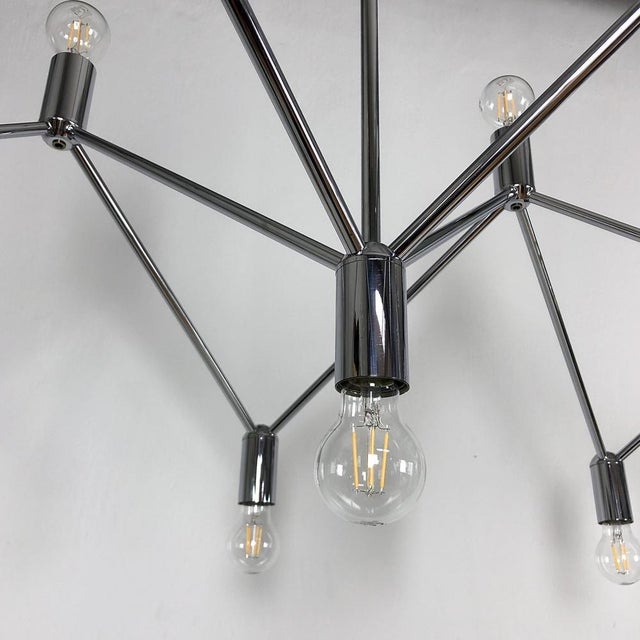 Large Chandelier from Kinkeldey Lights, Germany, 1960s For Sale - Image 11 of 18