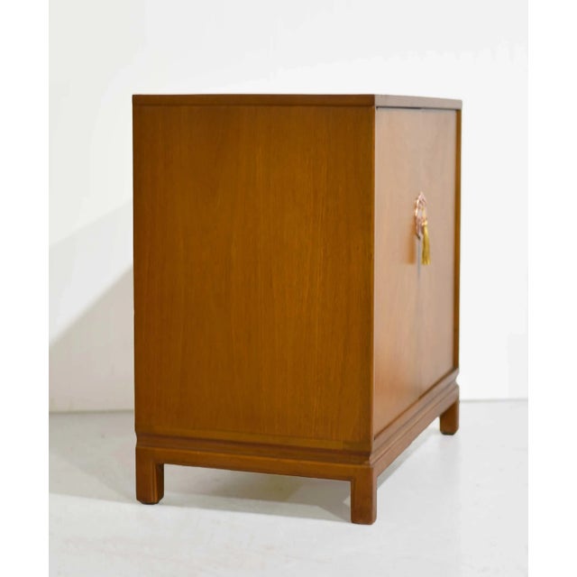 Wood 1950s Chinoiserie Style 2 Door Chest by Landstrom Furniture For Sale - Image 7 of 13