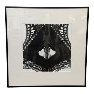 Alfred Eisenstaedt "Low Angle of the Eiffel Tower" B/W Photograph, Framed For Sale