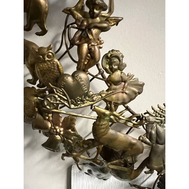 Dresden All Seasons Holiday Wreath Dresden Brass For Sale In Jacksonville, FL - Image 6 of 12