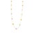 Gold 5.35 Carats Rainbow Sapphire 18k Gold Chain Link Necklace by VRJewels For Sale - Image 8 of 15