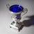 French Silver Drageoir with Cobalt Blue Glass Liner, Gilt Interior and Cahors, 1784 For Sale - Image 5 of 10