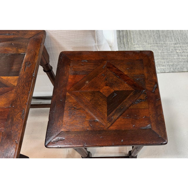 Theodore Alexander Castle Bromwich Orchard Nest of Tables, Nesting Tables - Set of 3 For Sale - Image 10 of 12
