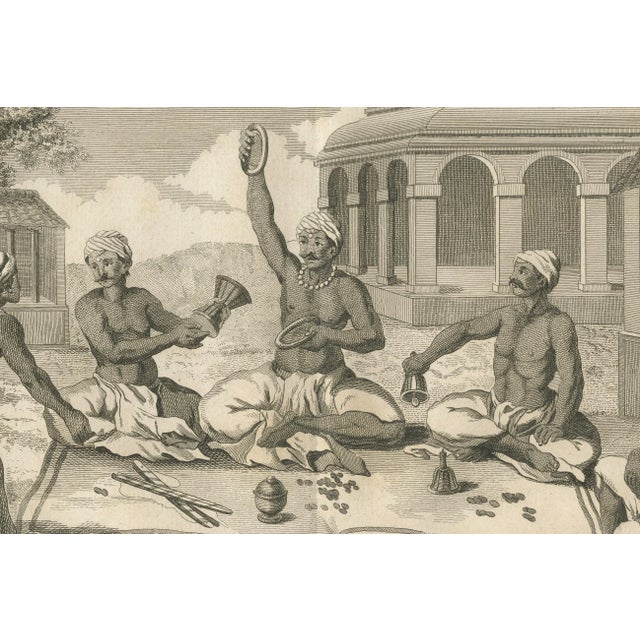 Early 19th Century Poisson, Hindu Priestly Assembly Pouchari of Maarrami, Engraving, 1806 For Sale - Image 5 of 10