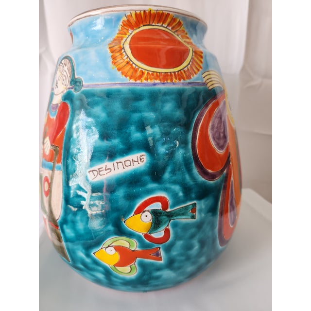 Mid Century Giovanni Desimone Pottery Vessel Chairish