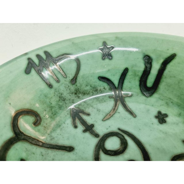 1960s Ceramic Decorative Plate with Horoscope Motif by Géza Gorka, 1960s For Sale - Image 5 of 10