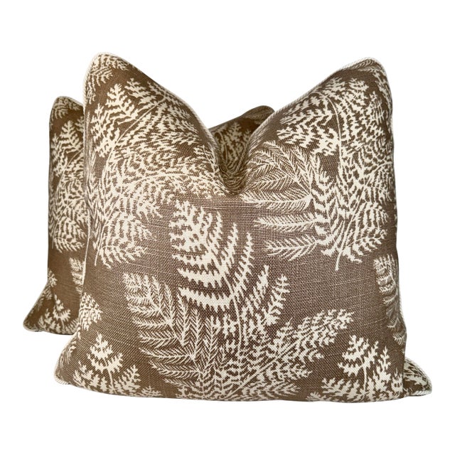 Jane Shelton "Fernwood" 22" Pillows-a Pair For Sale