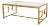 Century Furniture Glass Top Brass Cocktail Table For Sale