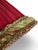 1920s Antique French Raspberry Silk Boudoir Lampshades With Gold Chenille Trim - Set of Five For Sale - Image 5 of 9