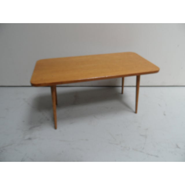 Wood Vintage Coffee Table, 1950s For Sale - Image 7 of 8