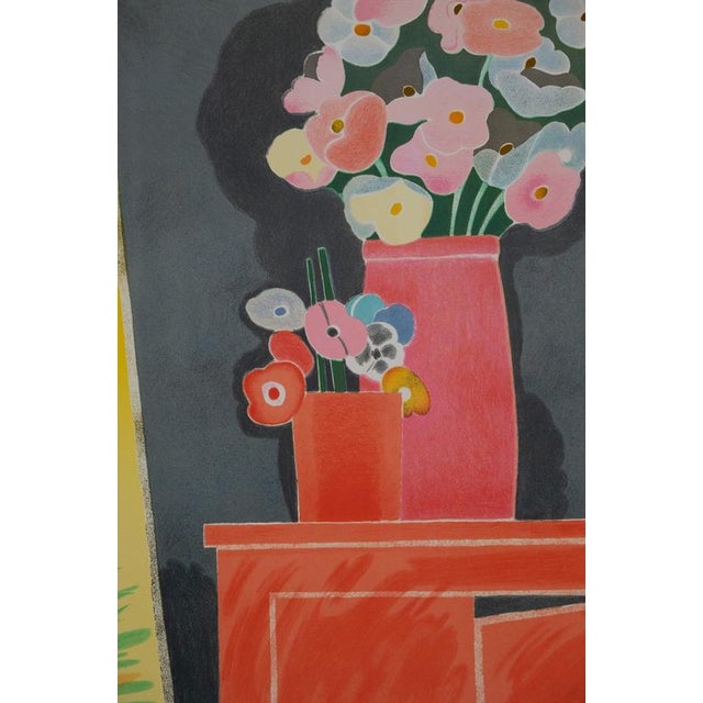 Albert Zavaro (1925-2022) Bouquets of Anemones Original color lithograph Signed in pencil Marked as an artist's proof (EA)...
