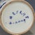 Vintage Blue & White Porcelain Brush Pot – Bird & Plum Blossom Motif, Dated 1966 For Sale - Image 9 of 9