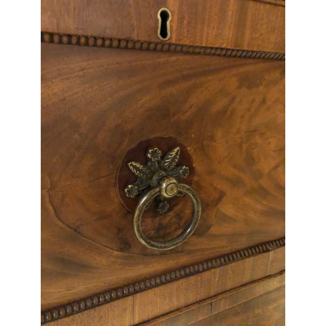Mid 19th Century 19th Century Mahogany Gents Chest With Ring Pulls For Sale - Image 5 of 11