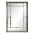 Vintage Monumental Sliver Leaf Floor Mirror For Sale