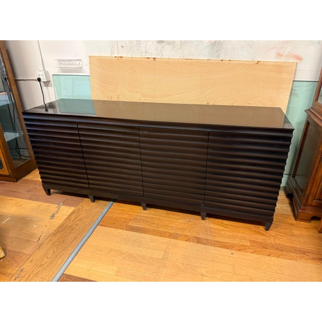 Modern Barbara Barry for Baker Furniture Modern Fluted Sideboard For Sale - Image 3 of 12