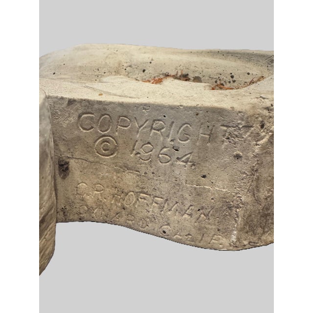 Sculpture Materials Rare Set of 4 Signed o.r. Hoffman 1964 Atlantes Architectural Corbels – Solid Cast Plaster For Sale - Image 7 of 7