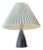 Danish Black and White Glazed Ceramic Table Lamp by Søholm, 1960s For Sale