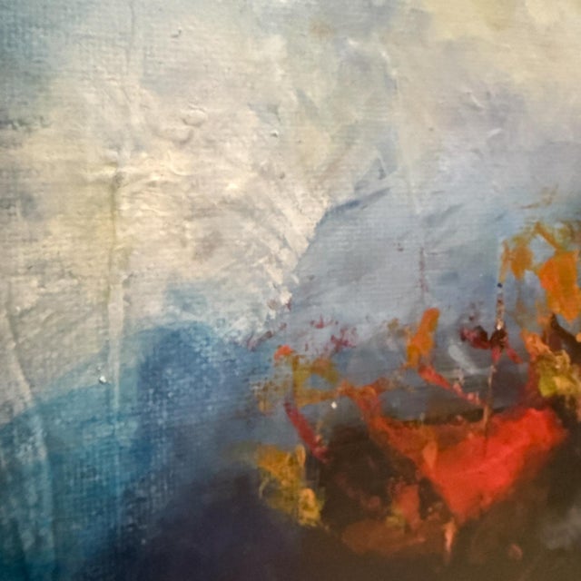 Wood 1970s MCM Guatemalan Artwork Oil Painting Brazilian Rosewood For Sale - Image 7 of 11