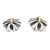 Metal Georg Jensen Lene Munthe Sterling Silver & 18k Yellow Gold #400 Clip-On Earrings For Sale - Image 7 of 12