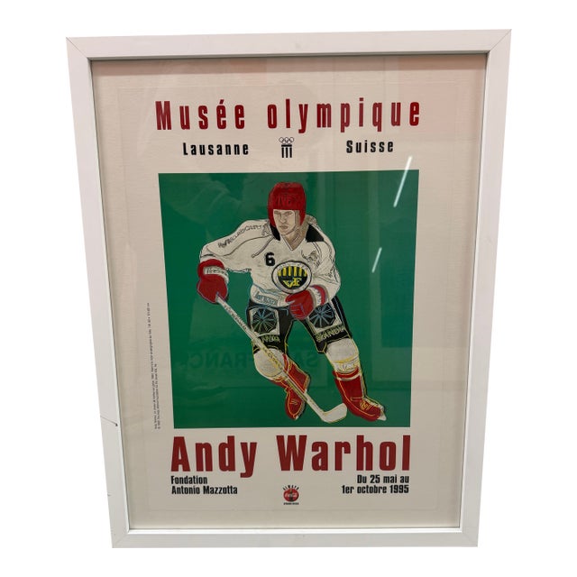 1990s Warhol Foundation Original Print - Le Joeur De Hockey Sur Glace For Sale