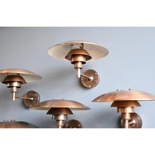 Copper PH4/5 Wall Light by Poul Henningsen for Louis Poulsen, 1970s For Sale - Image 12 of 13