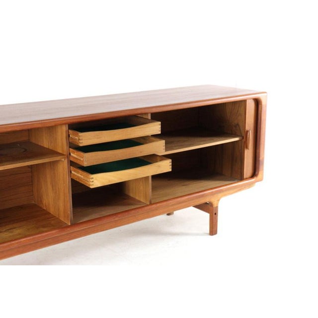 Brown Teak Sideboard from Dyrlund, Denmark For Sale - Image 8 of 16