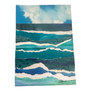 “Rhythms” Signed Original Collage by Nancy Smith